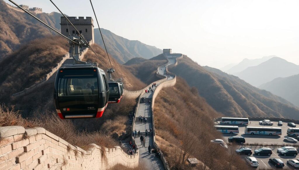 badaling great wall accessibility and transportation options