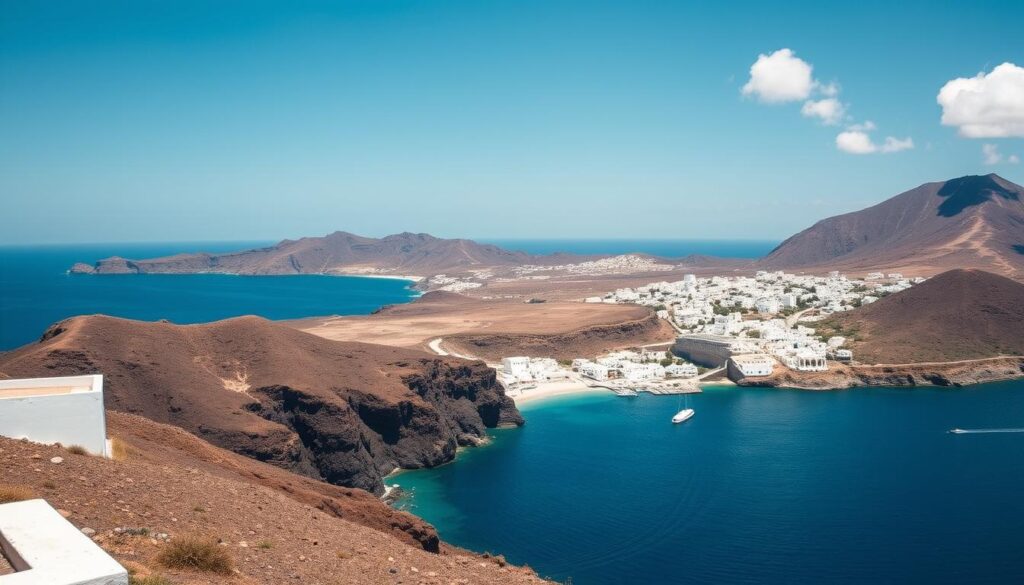 The dramatic coastline of Nisyros Island, Greece - one of Europe's hidden gem islands